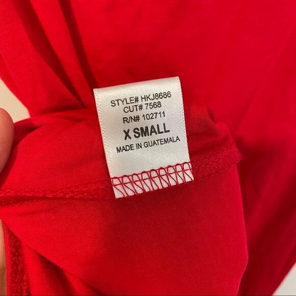 Gibson Basic Solid Soft Stretchy Sleeveless Tank Top Bodysuit Leotard in Red - Picture 4 of 8